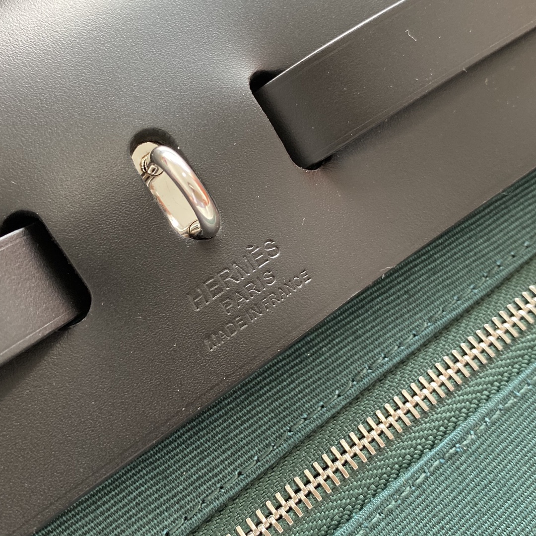 에르메스 에르백31 블루 템페트 블랙 은장